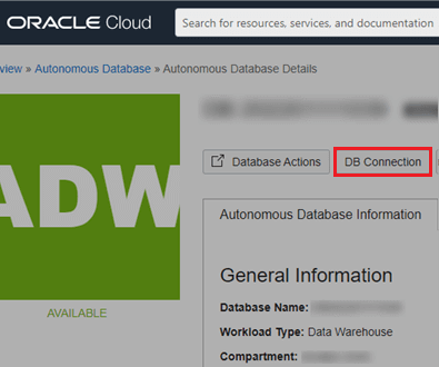 Connect & Configure Oracle Cloud Database