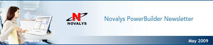 Novalys PowerBuilder Newsletter - May 2009