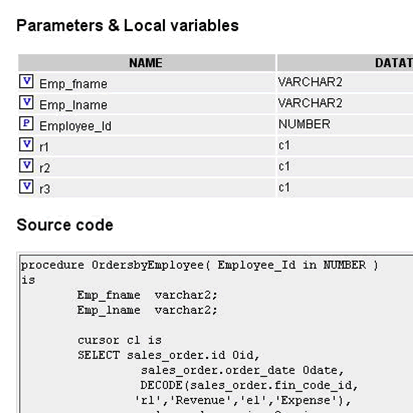 PL/SQL Documentation Example