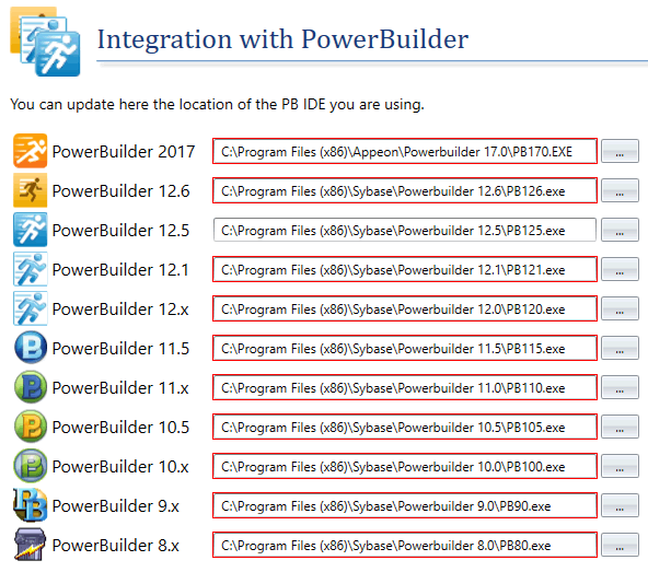 Integration with PowerBuilder