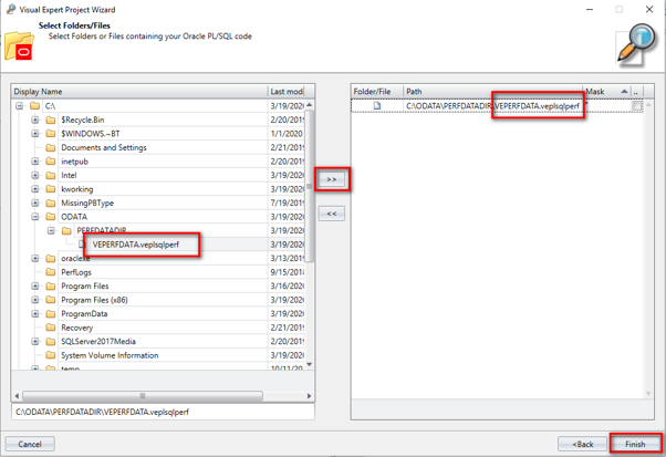 Generar y exportar datos de rendimiento PL/SQL en un archivo