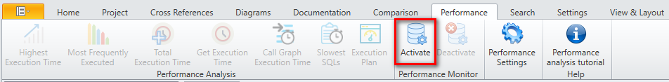 Connect SQL Server for performance data