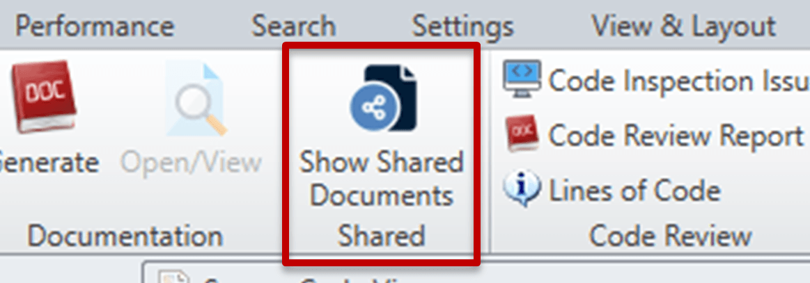 Accessing Shared Documents from VE Desktop
