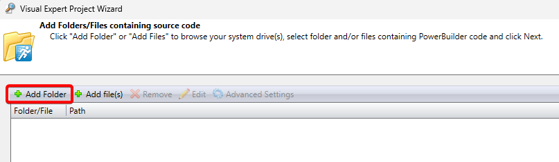 Add PBL Source Code Folders