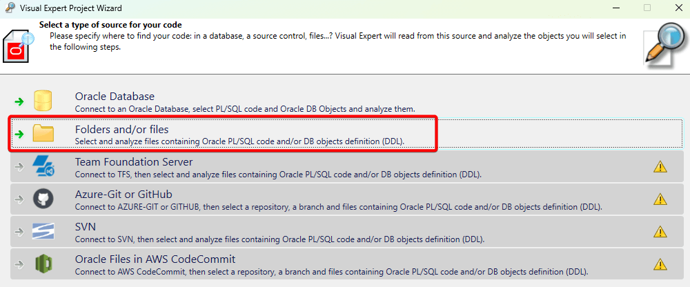 Add PL/SQL source code folder