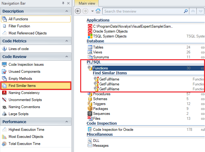 Find Duplicate Objects in PL/SQL Code