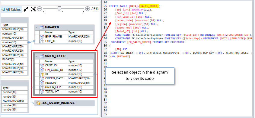 generate data model diagrams using visual expert