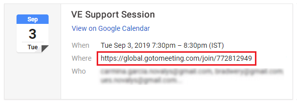 Join GoToMeeting Session using Meeting Link