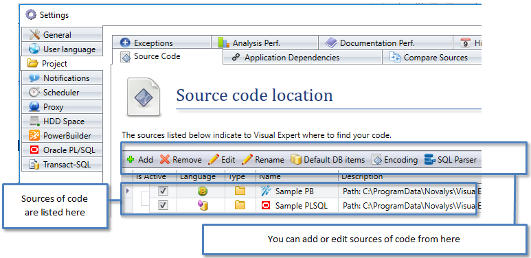 PowerBuilder and Oracle source code location