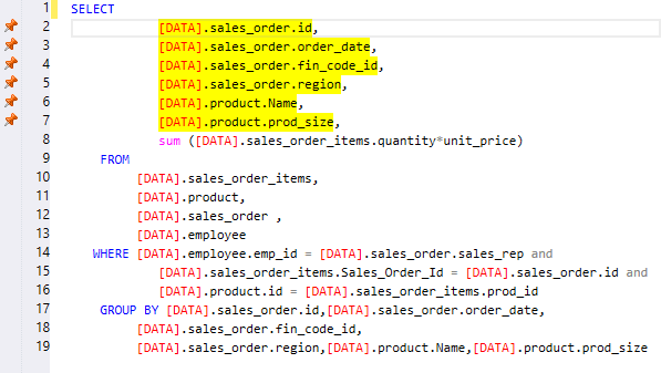 Highlight issues in your Transact-SQL code