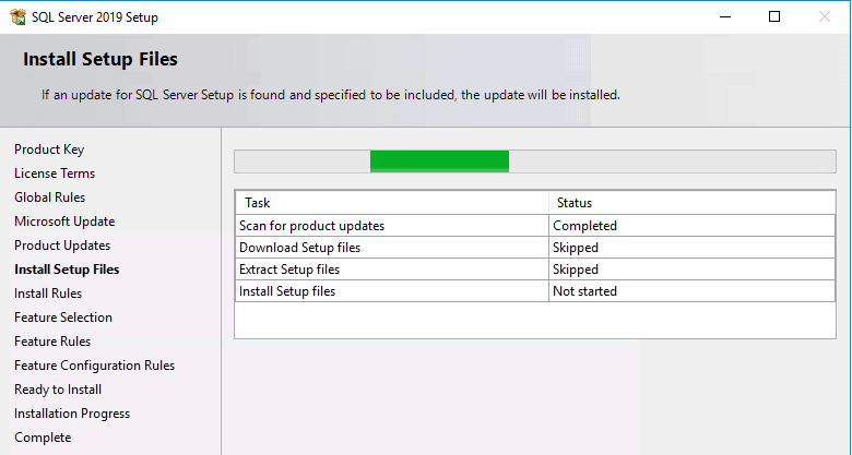 Install Setup Files