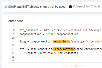 SAST Scan with Visual Expert