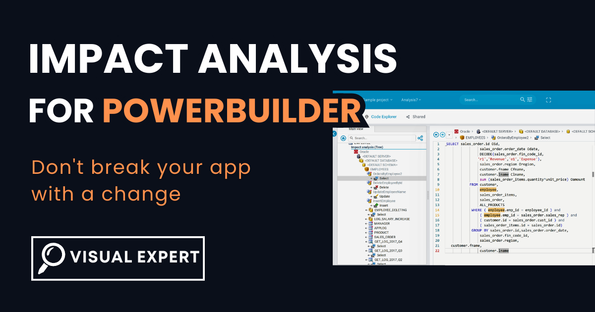 Impact Analysis for PowerBuilder — Trace Every Dependency