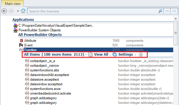 PowerBuilder System Objects TreeView Paging