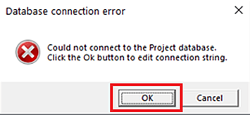 Project Database Connection Error