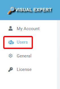 User Settings in Visual Expert Web