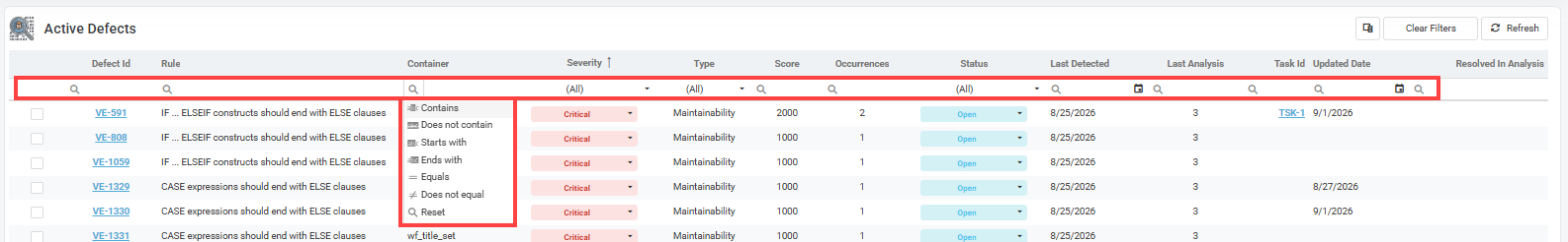 Triaging defects