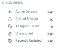 Defect Dashboard
