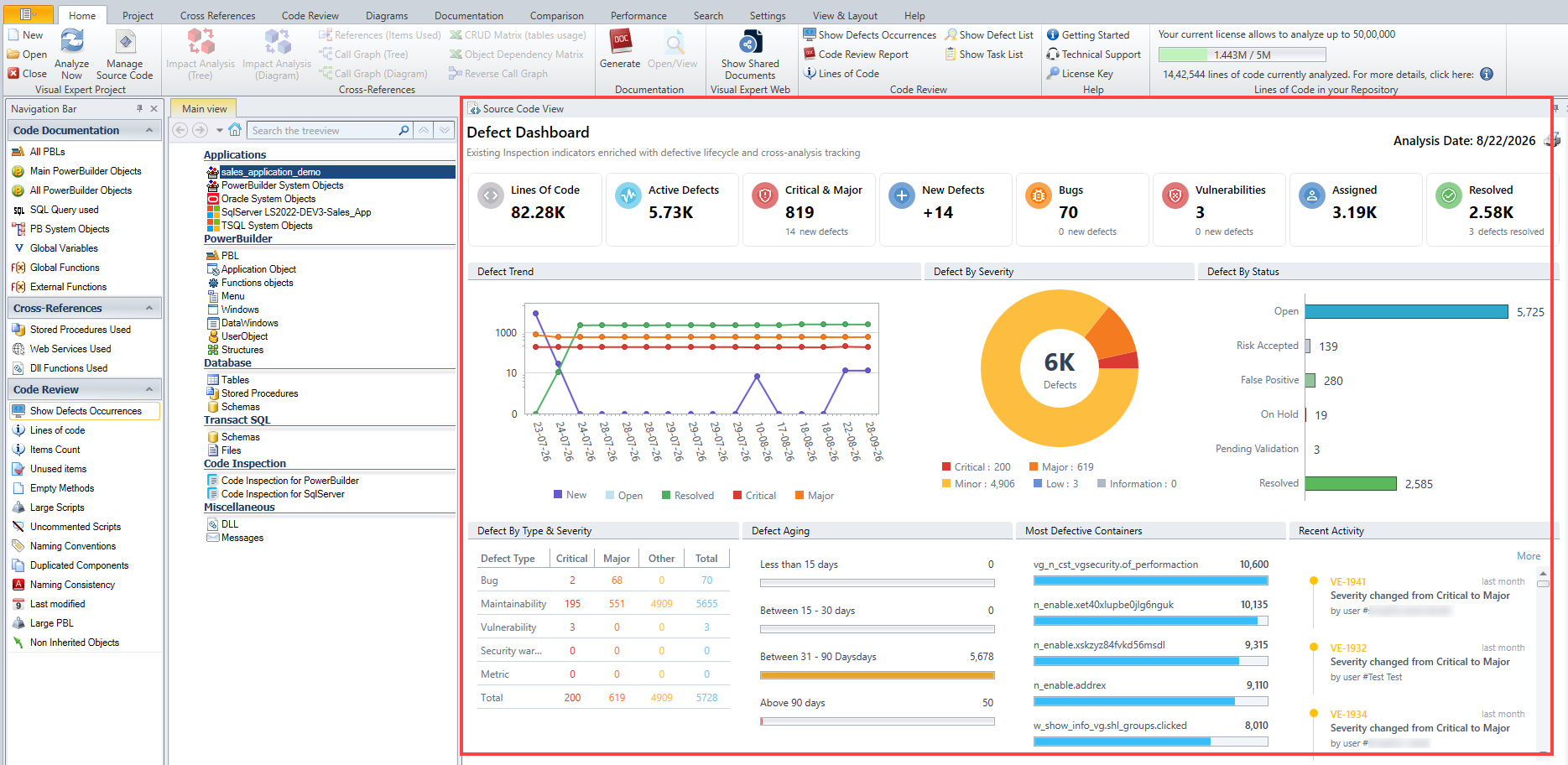 Defect & Task Management in Visual Expert Desktop