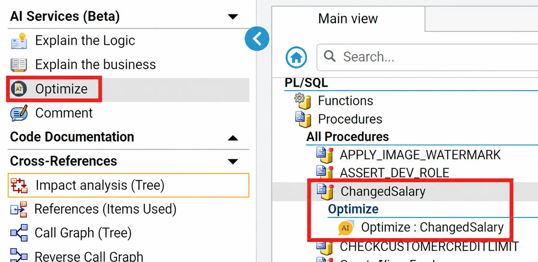 VE AI - Optimize Code