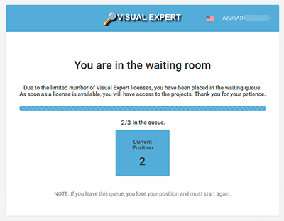 Visual Expert Web Waiting Room