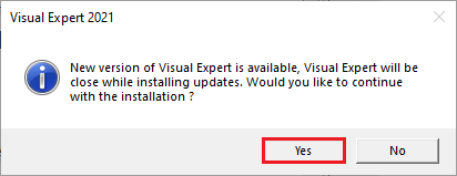 Visual Expert New Version Available